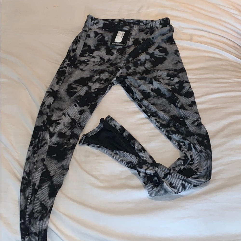 Split hem pants
